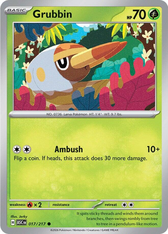 Grubbin (017/217) [Mega Evolution: Ascended Heroes] | Exor Games New Glasgow