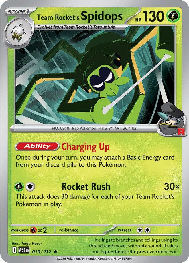 Team Rocket's Spidops (019/217) [Mega Evolution: Ascended Heroes] | Exor Games New Glasgow