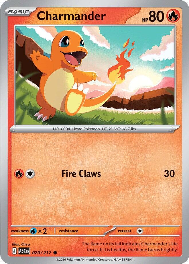 Charmander (020/217) [Mega Evolution: Ascended Heroes] | Exor Games New Glasgow