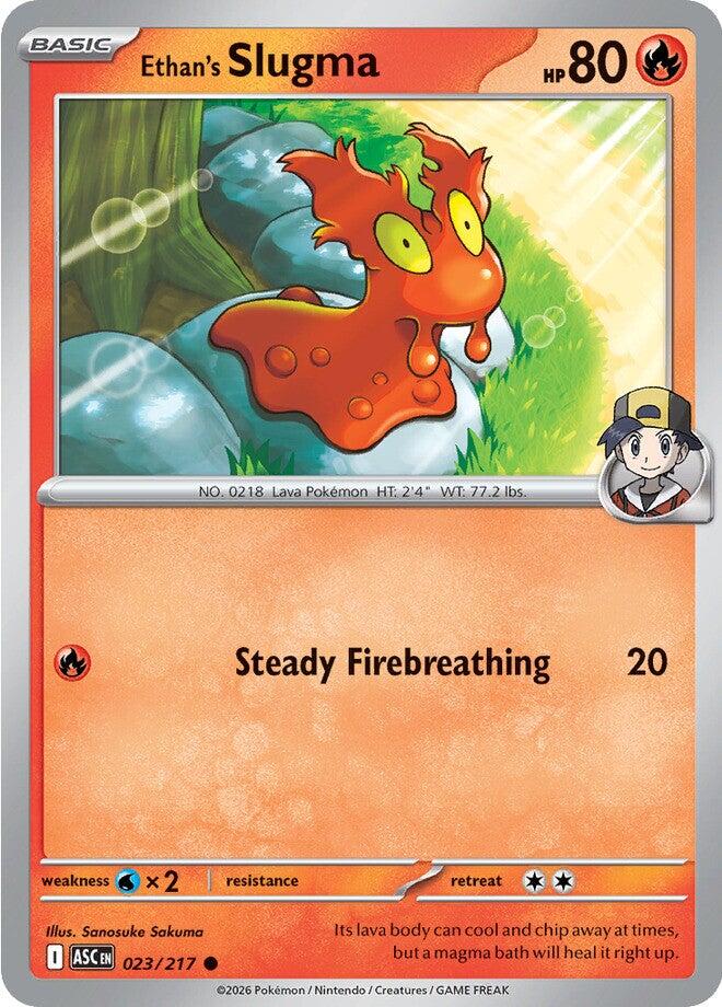 Ethan's Slugma (023/217) [Mega Evolution: Ascended Heroes] | Exor Games New Glasgow