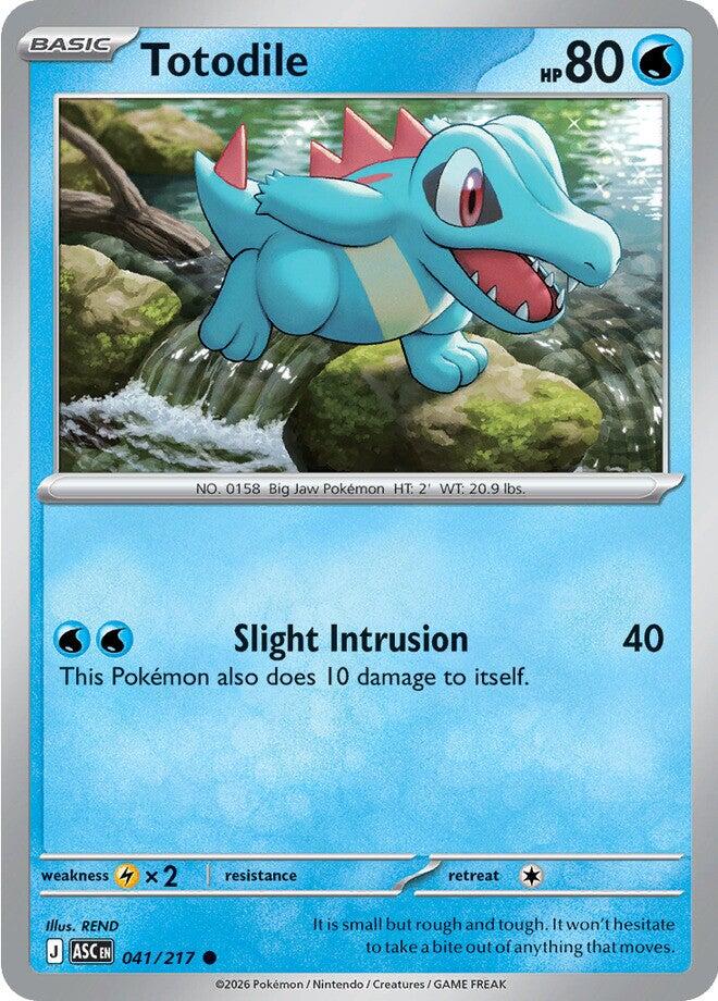 Totodile (041/217) [Mega Evolution: Ascended Heroes] | Exor Games New Glasgow