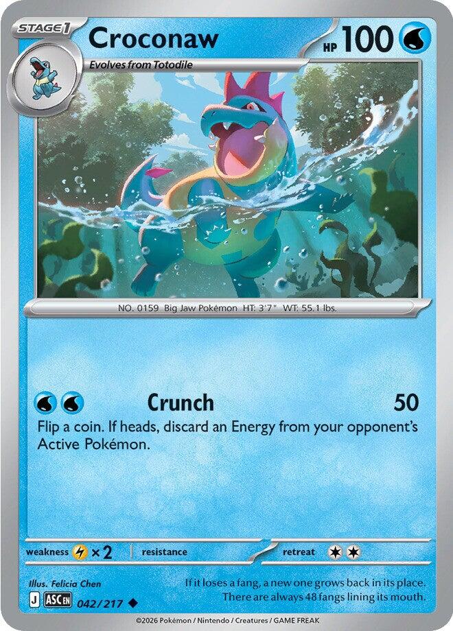 Croconaw (042/217) [Mega Evolution: Ascended Heroes] | Exor Games New Glasgow