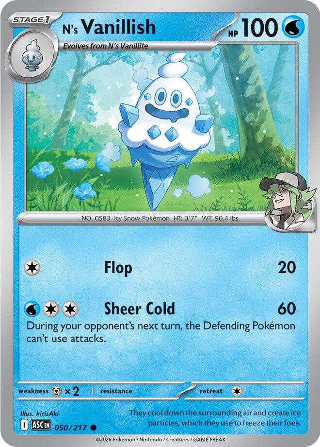 N's Vanillish (050/217) [Mega Evolution: Ascended Heroes] | Exor Games New Glasgow