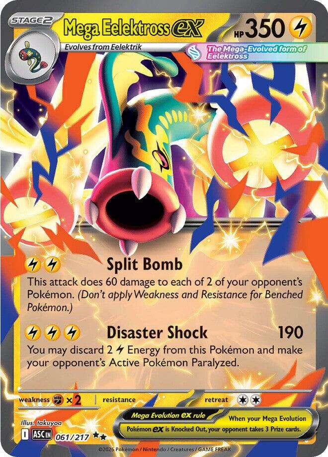 Mega Eelektross ex (061/217) [Mega Evolution: Ascended Heroes] | Exor Games New Glasgow