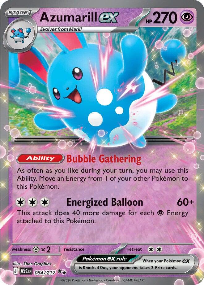Azumarill ex (084/217) [Mega Evolution: Ascended Heroes] | Exor Games New Glasgow