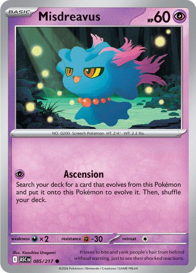 Misdreavus (085/217) [Mega Evolution: Ascended Heroes] | Exor Games New Glasgow