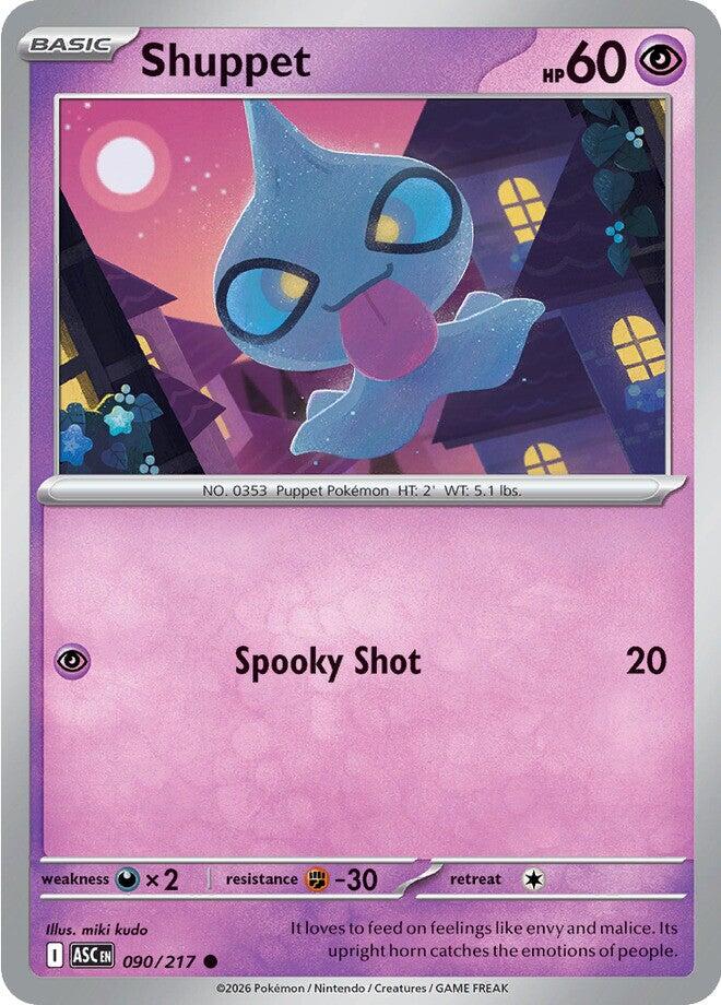 Shuppet (090/217) [Mega Evolution: Ascended Heroes] | Exor Games New Glasgow