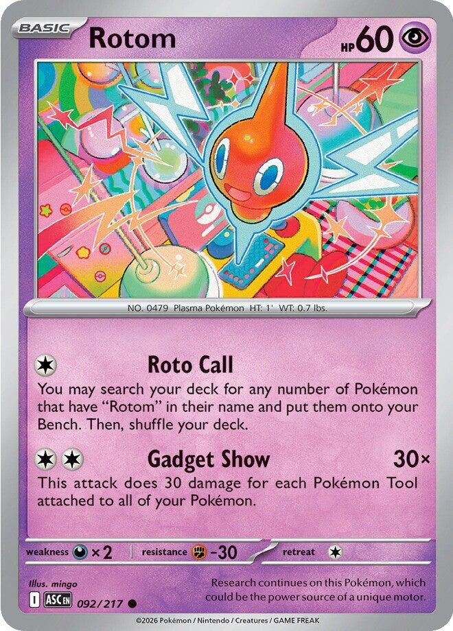 Rotom (092/217) [Mega Evolution: Ascended Heroes] | Exor Games New Glasgow