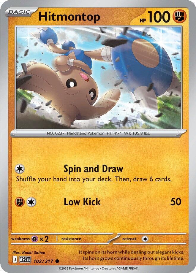 Hitmontop (102/217) [Mega Evolution: Ascended Heroes] | Exor Games New Glasgow