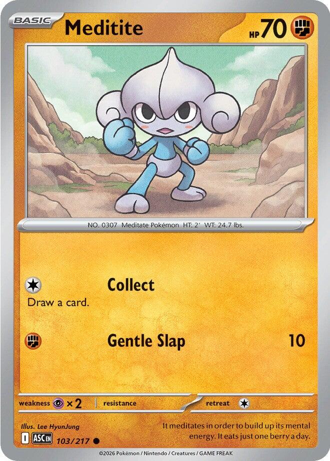 Meditite (103/217) [Mega Evolution: Ascended Heroes] | Exor Games New Glasgow