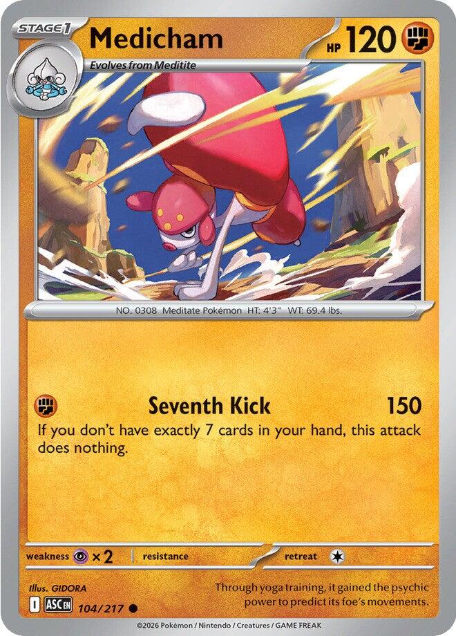 Medicham (104/217) [Mega Evolution: Ascended Heroes] | Exor Games New Glasgow