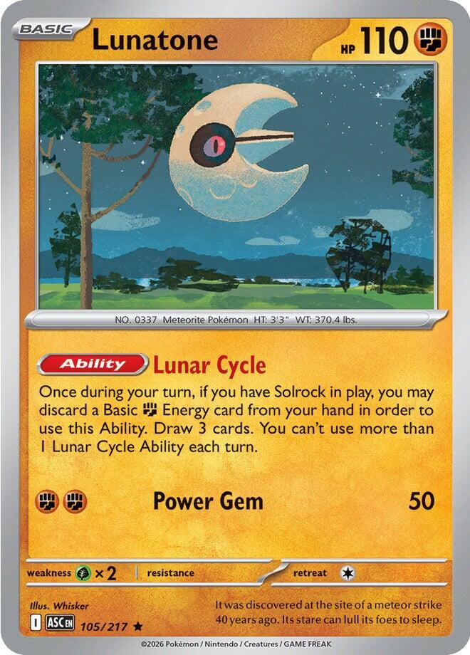 Lunatone (105/217) [Mega Evolution: Ascended Heroes] | Exor Games New Glasgow