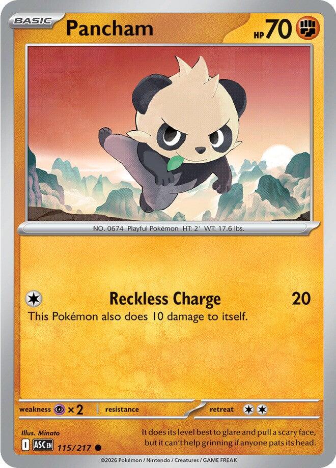 Pancham (115/217) [Mega Evolution: Ascended Heroes] | Exor Games New Glasgow