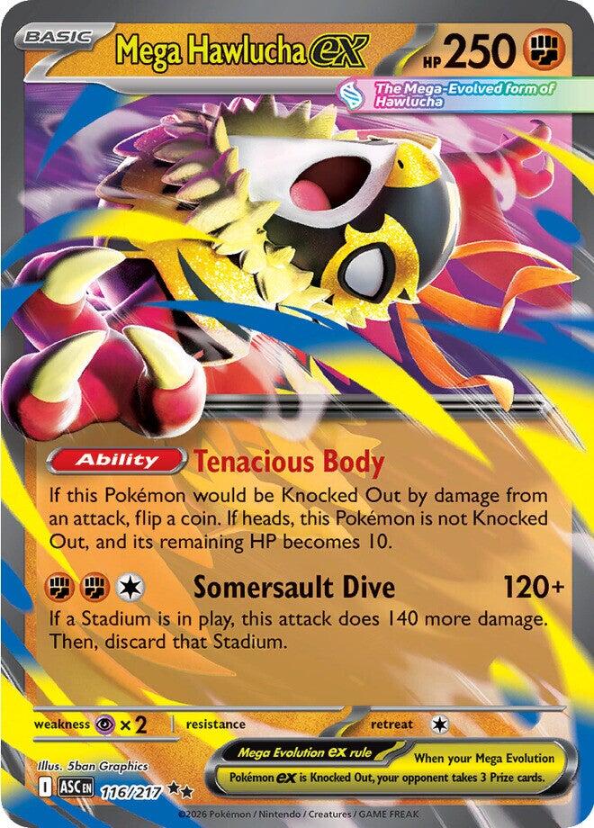 Mega Hawlucha ex (116/217) [Mega Evolution: Ascended Heroes] | Exor Games New Glasgow