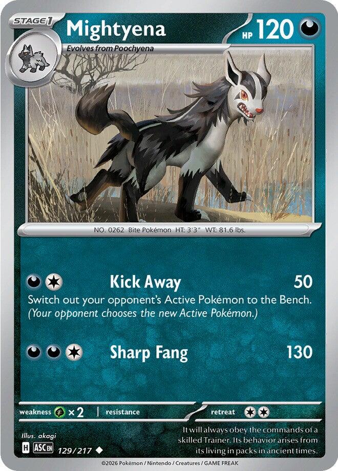 Mightyena (129/217) [Mega Evolution: Ascended Heroes] | Exor Games New Glasgow