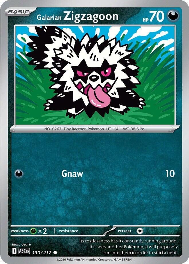 Galarian Zigzagoon (130/217) [Mega Evolution: Ascended Heroes] | Exor Games New Glasgow