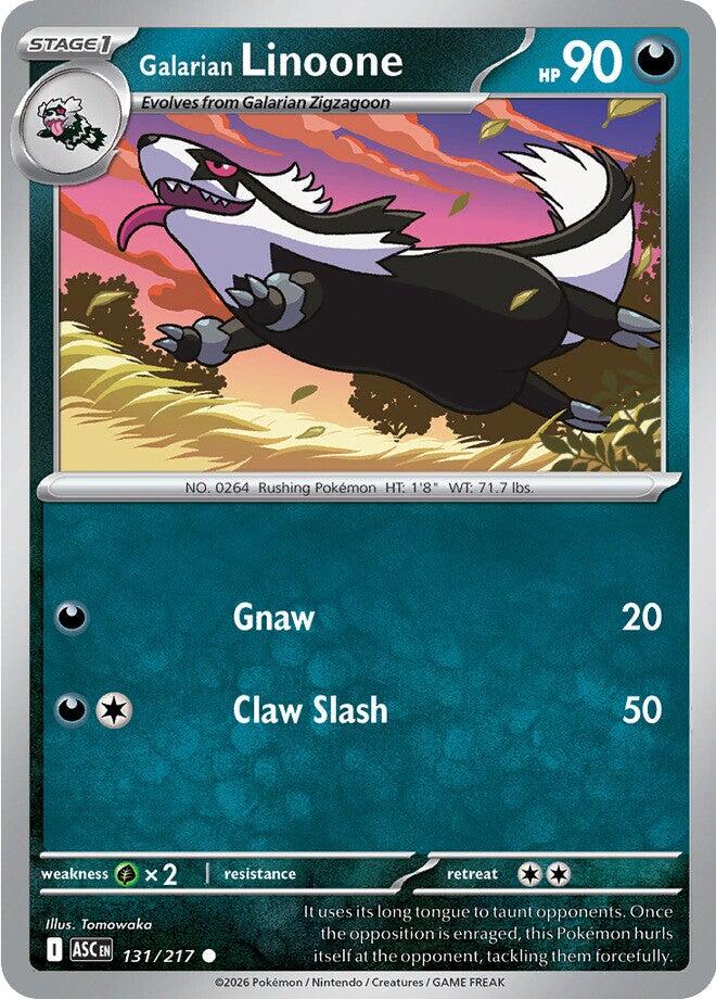 Galarian Linoone (131/217) [Mega Evolution: Ascended Heroes] | Exor Games New Glasgow