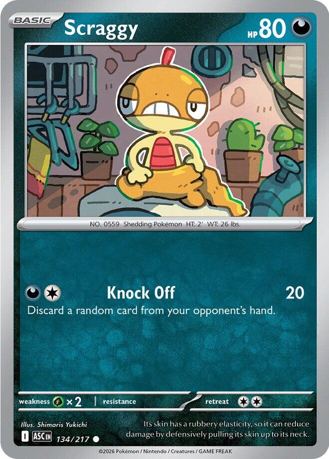 Scraggy (134/217) [Mega Evolution: Ascended Heroes] | Exor Games New Glasgow