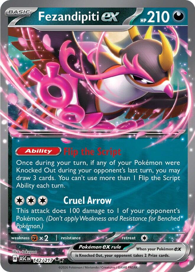 Fezandipiti ex (142/217) [Mega Evolution: Ascended Heroes] | Exor Games New Glasgow