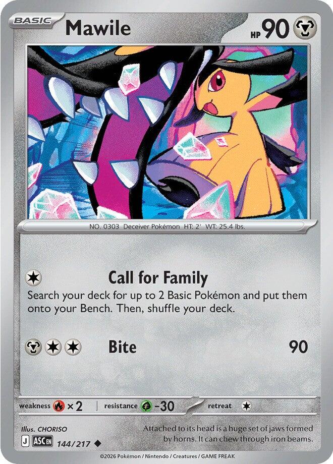 Mawile (144/217) [Mega Evolution: Ascended Heroes] | Exor Games New Glasgow