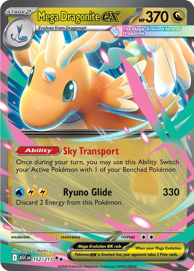 Mega Dragonite ex (152/217) [Mega Evolution: Ascended Heroes] | Exor Games New Glasgow