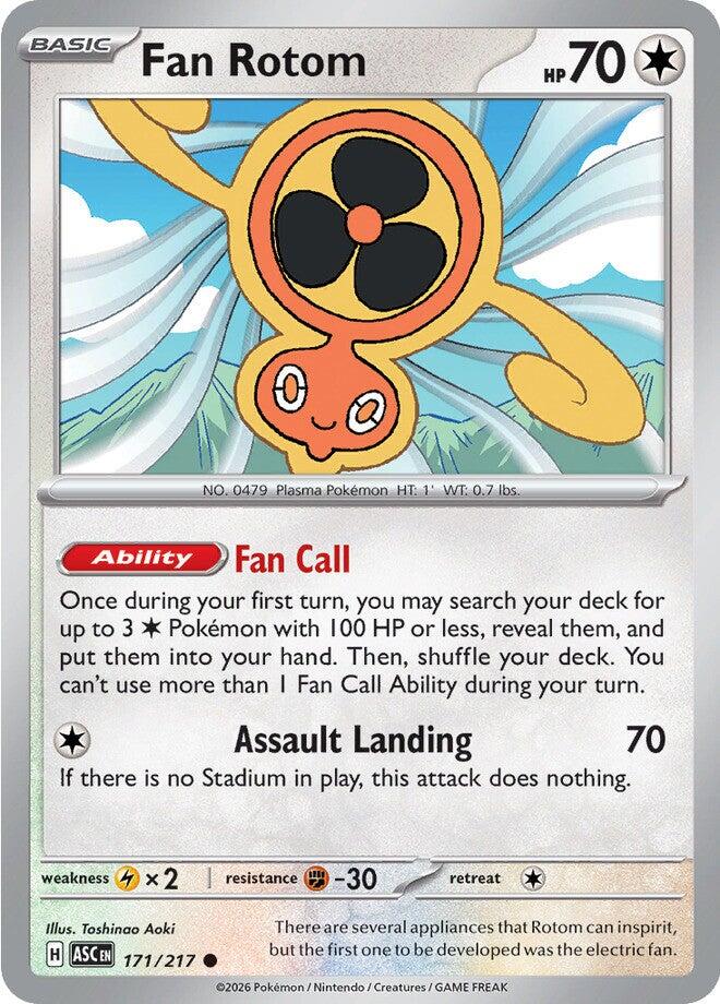 Fan Rotom (171/217) [Mega Evolution: Ascended Heroes] | Exor Games New Glasgow