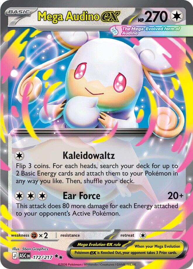 Mega Audino ex (172/217) [Mega Evolution: Ascended Heroes] | Exor Games New Glasgow