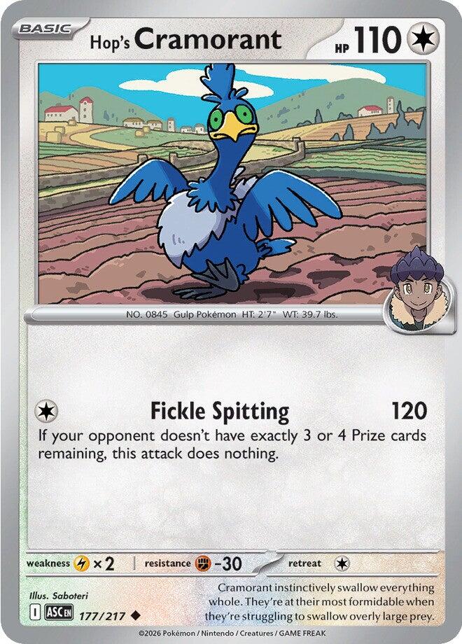 Hop's Cramorant (177/217) [Mega Evolution: Ascended Heroes] | Exor Games New Glasgow