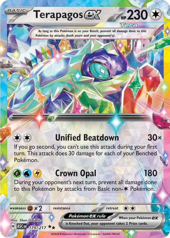 Terapagos ex (179/217) [Mega Evolution: Ascended Heroes] | Exor Games New Glasgow