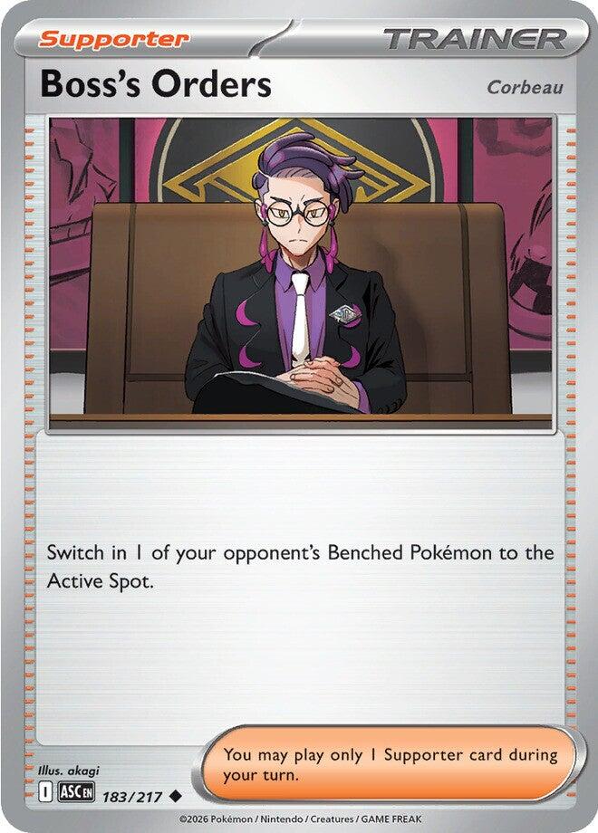 Boss's Orders [Corbeau] - 183/217 [Mega Evolution: Ascended Heroes] | Exor Games New Glasgow