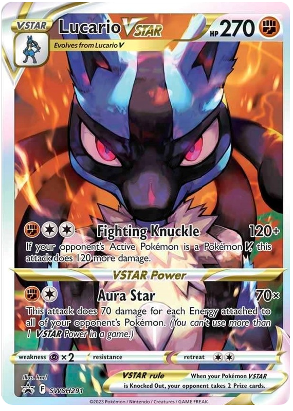 Lucario VSTAR (SWSH291) [Sword & Shield: Black Star Promos] | Exor Games New Glasgow