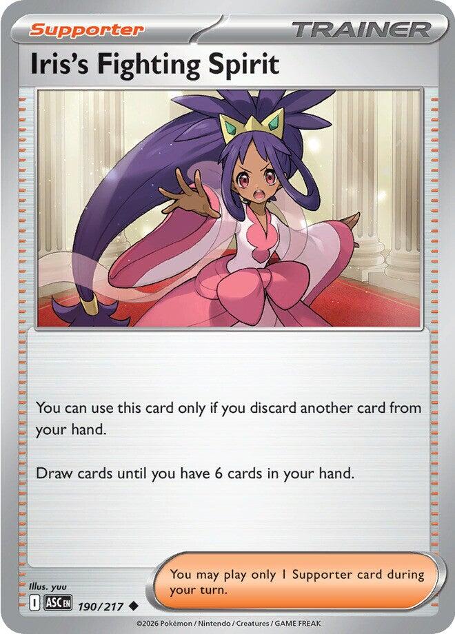 Iris's Fighting Spirit (190/217) [Mega Evolution: Ascended Heroes] | Exor Games New Glasgow