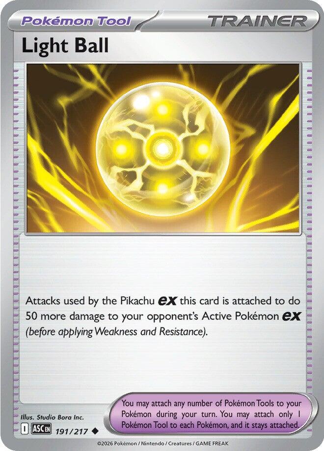 Light Ball (191/217) [Mega Evolution: Ascended Heroes] | Exor Games New Glasgow