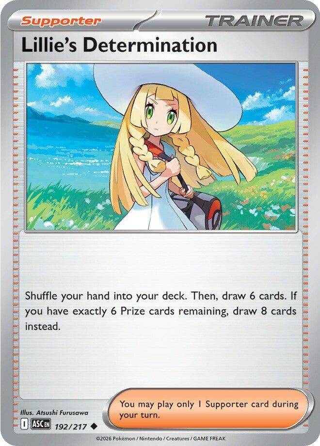 Lillie's Determination (192/217) [Mega Evolution: Ascended Heroes] | Exor Games New Glasgow