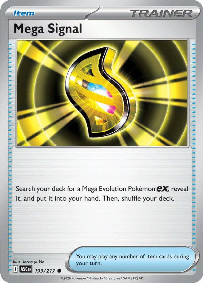 Mega Signal (193/217) [Mega Evolution: Ascended Heroes] | Exor Games New Glasgow