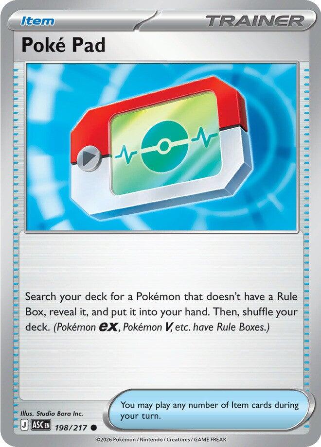 Poke Pad (198/217) (Reverse Holo) [Mega Evolution: Ascended Heroes] | Exor Games New Glasgow