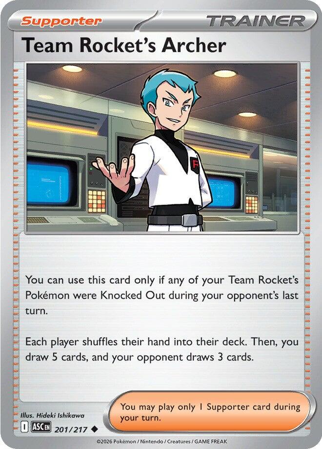 Team Rocket's Archer (201/217) [Mega Evolution: Ascended Heroes] | Exor Games New Glasgow