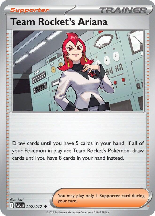 Team Rocket's Ariana (202/217) [Mega Evolution: Ascended Heroes] | Exor Games New Glasgow