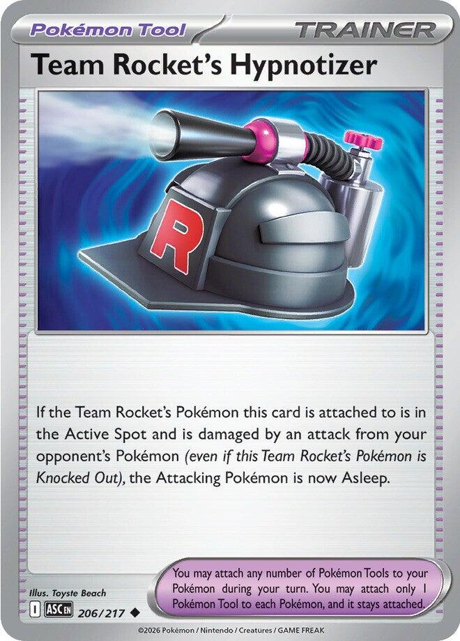Team Rocket's Hypnotizer (206/217) [Mega Evolution: Ascended Heroes] | Exor Games New Glasgow