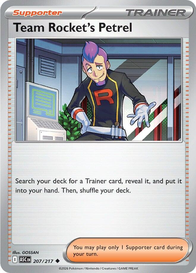 Team Rocket's Petrel (207/217) [Mega Evolution: Ascended Heroes] | Exor Games New Glasgow