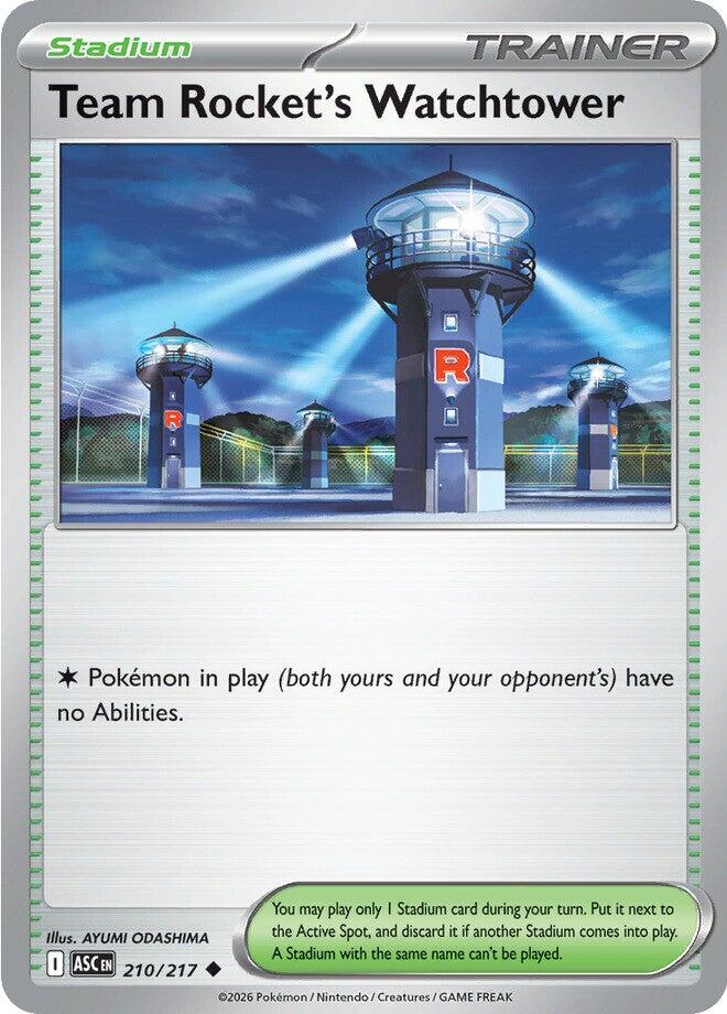 Team Rocket's Watchtower (210/217) [Mega Evolution: Ascended Heroes] | Exor Games New Glasgow