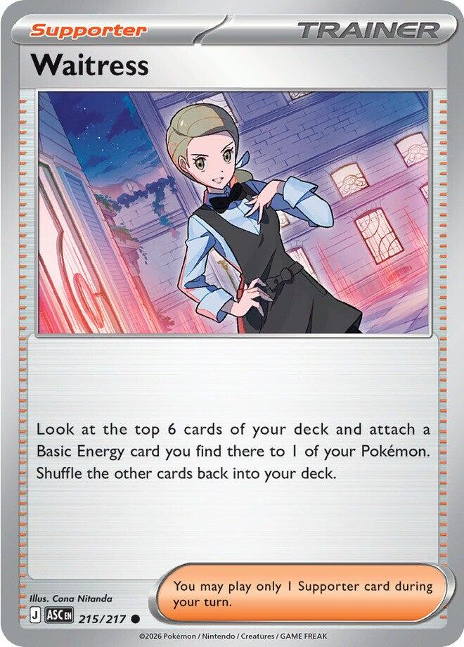 Waitress (215/217) [Mega Evolution: Ascended Heroes] | Exor Games New Glasgow