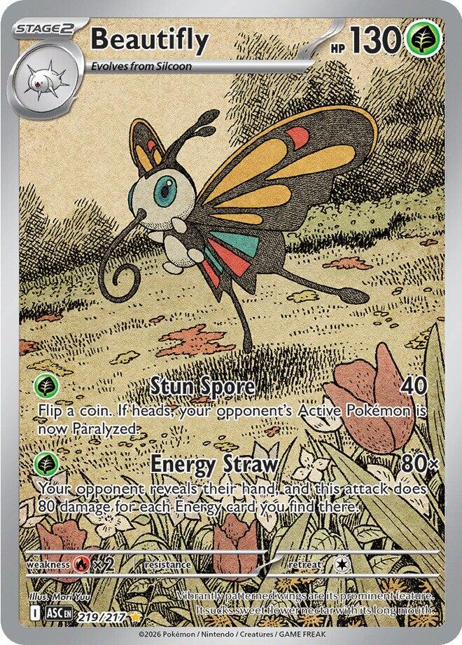 Beautifly (219/217) [Mega Evolution: Ascended Heroes] | Exor Games New Glasgow