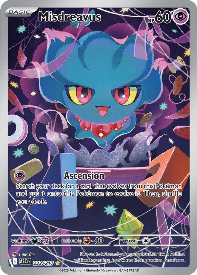 Misdreavus (233/217) [Mega Evolution: Ascended Heroes] | Exor Games New Glasgow