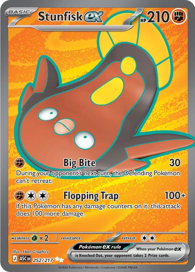 Stunfisk ex (252/217) [Mega Evolution: Ascended Heroes] | Exor Games New Glasgow