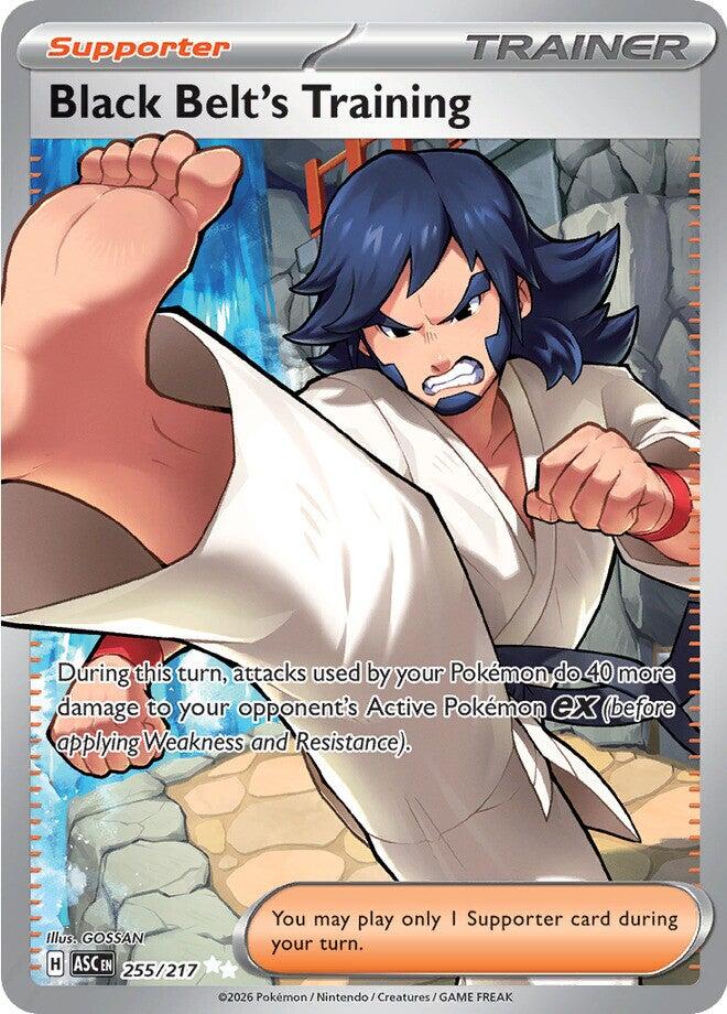 Black Belt's Training (255/217) [Mega Evolution: Ascended Heroes] | Exor Games New Glasgow