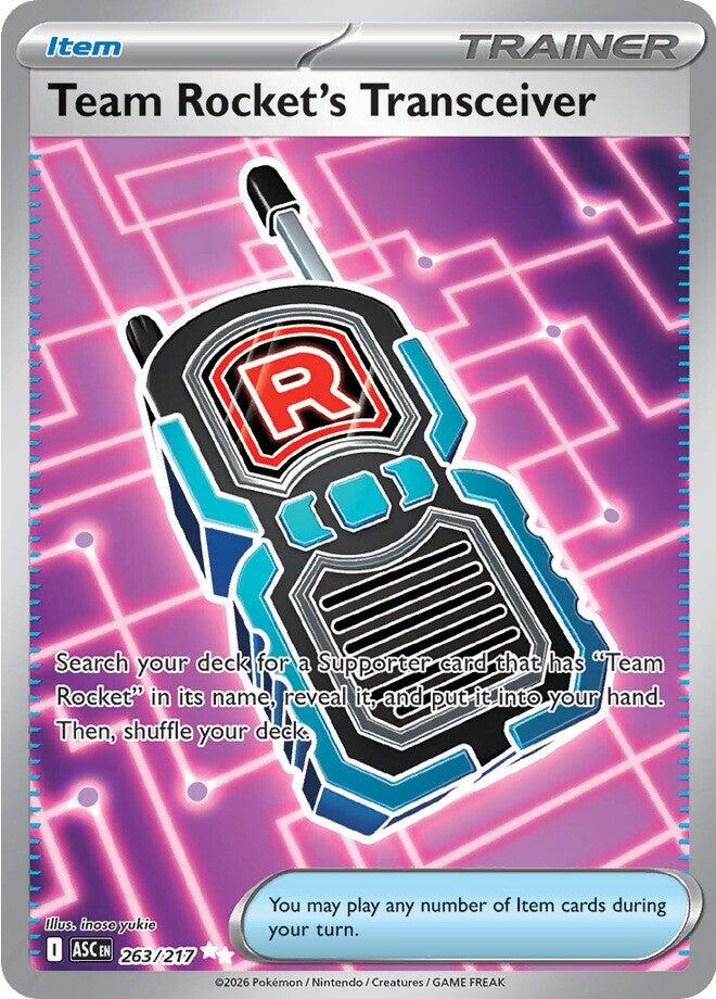 Team Rocket's Transceiver (263/217) [Mega Evolution: Ascended Heroes] | Exor Games New Glasgow