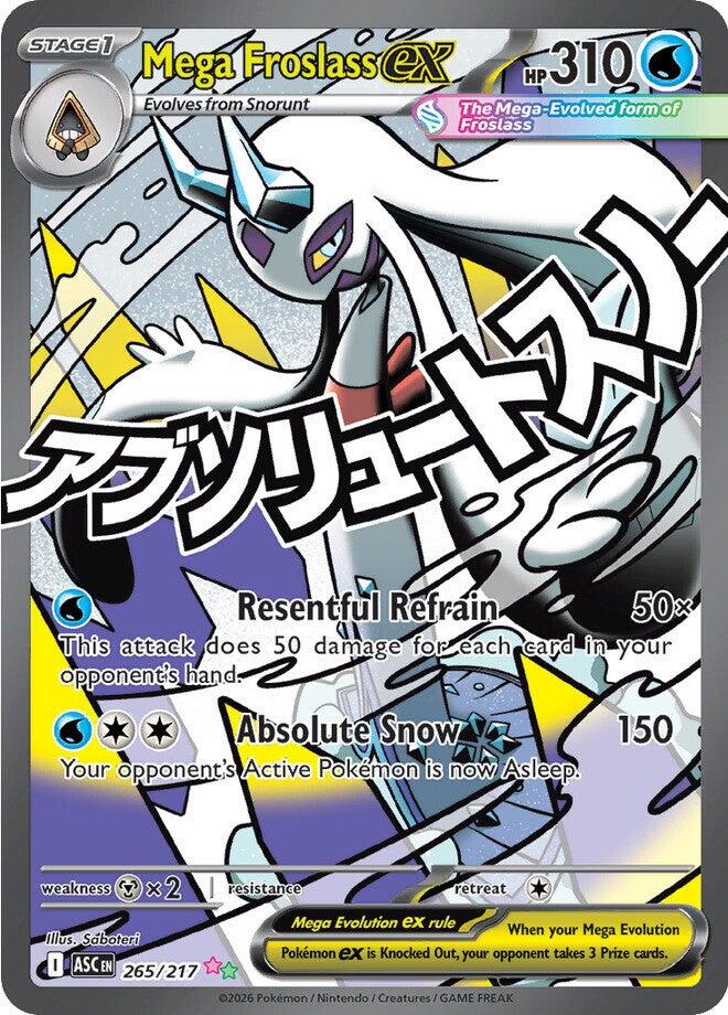 Mega Froslass ex (265/217) [Mega Evolution: Ascended Heroes] | Exor Games New Glasgow