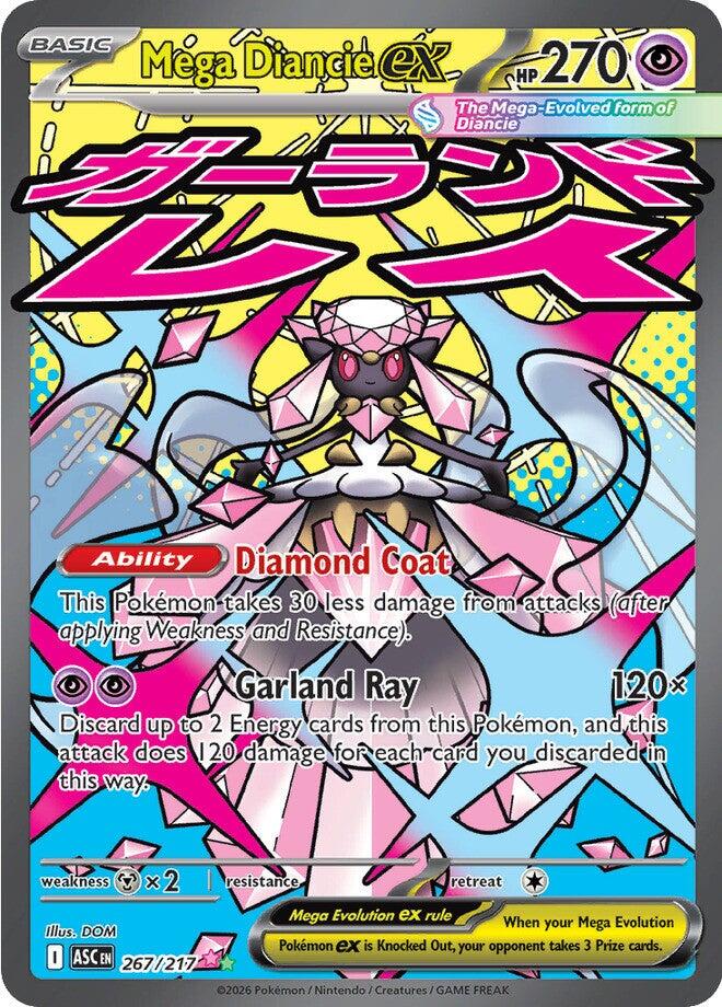 Mega Diancie ex (267/217) [Mega Evolution: Ascended Heroes] | Exor Games New Glasgow