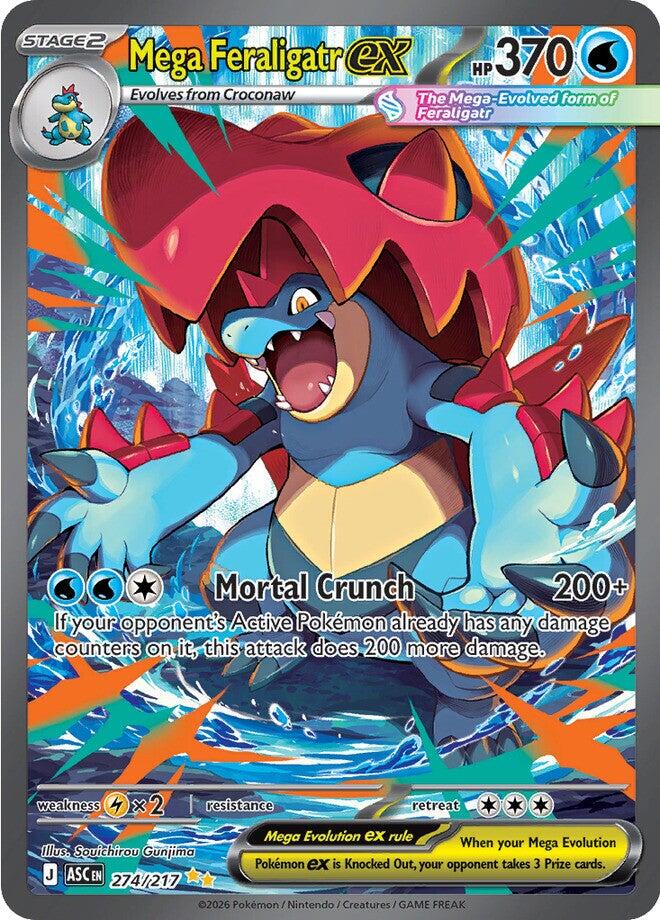 Mega Feraligatr ex (274/217) [Mega Evolution: Ascended Heroes] | Exor Games New Glasgow